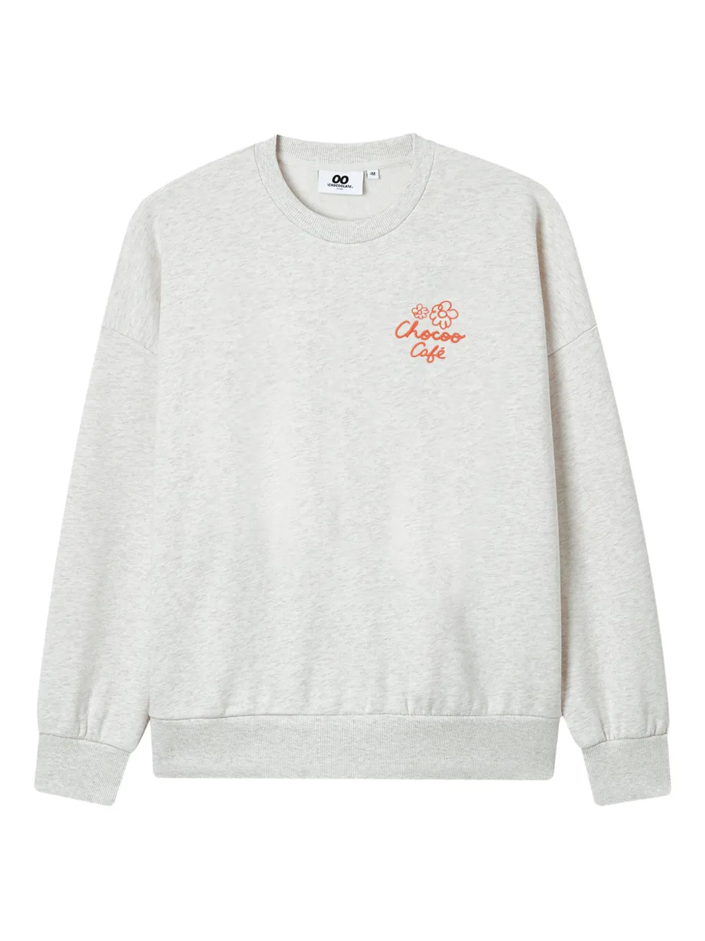CHOCOOLATE embroidered graphic sweatshirt | Grey | Image 1
