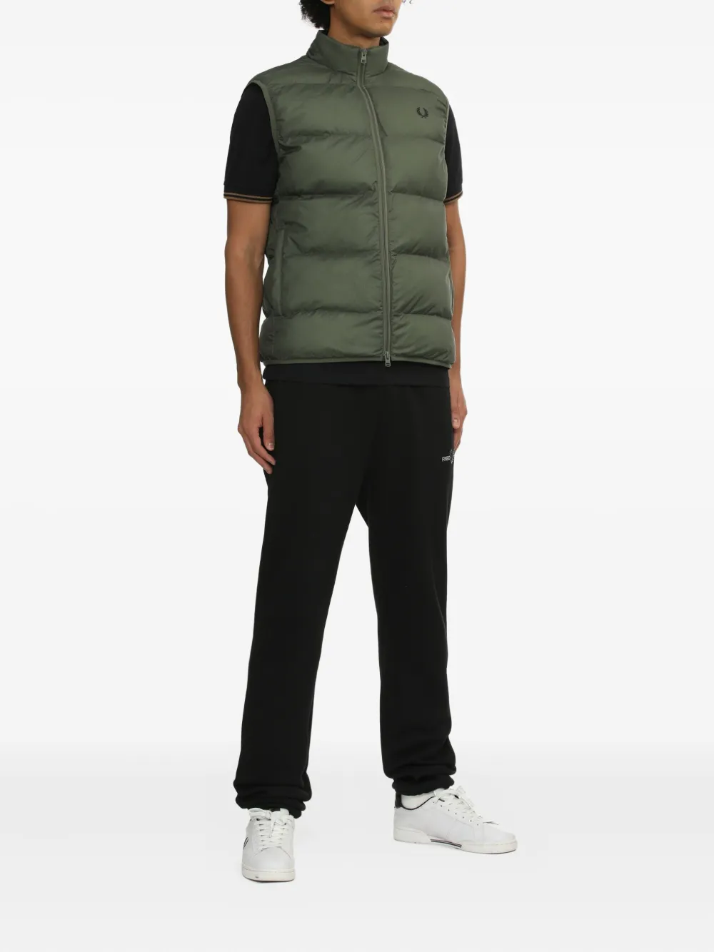 Fred Perry quilted puffer vest | Waistcoats & Gilets | Image 2