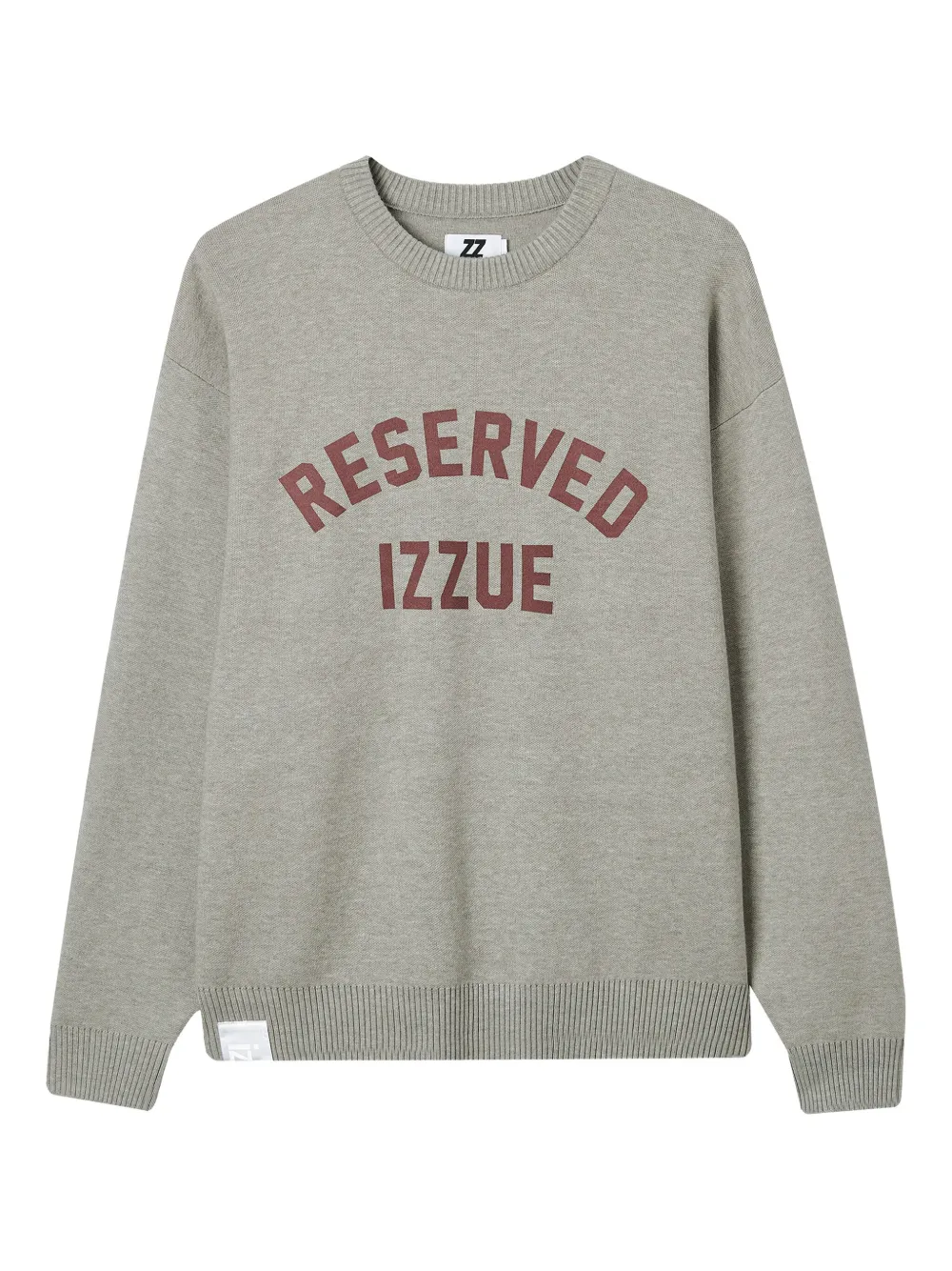 Izzue Logo-print Sweater In Gray