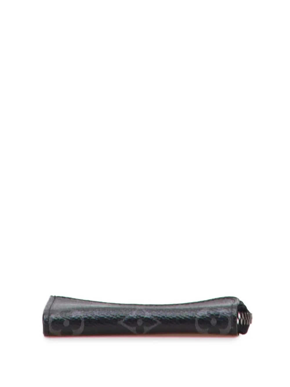 Pre-owned Louis Vuitton 2019 Monogram Eclipse Zippy Purse Coin Pouch In Black