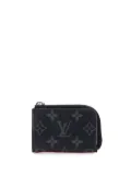 Louis Vuitton Pre-Owned 2019 Monogram Eclipse Zippy Purse coin pouch - Black