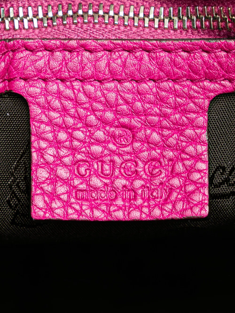 Pre-owned Gucci 2000-2015 Medium Ssima Neoprene Techno Tag Boston Bag In Pink