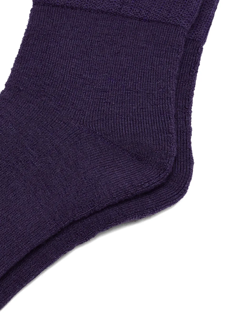 Needles butterfly embroidered wool socks | Image 2