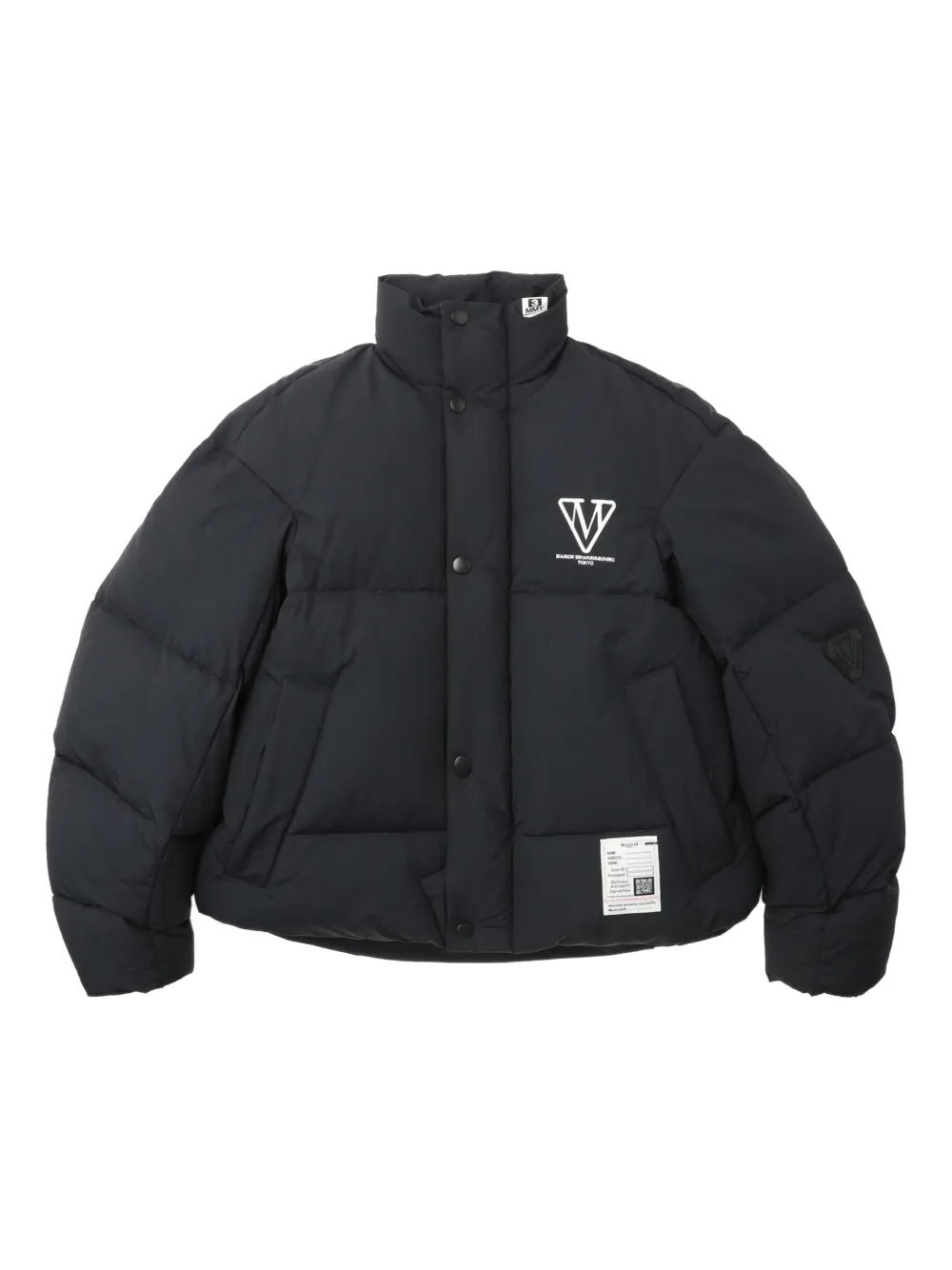 Miharayasuhiro Logo-detail Puffer Jacket In Black