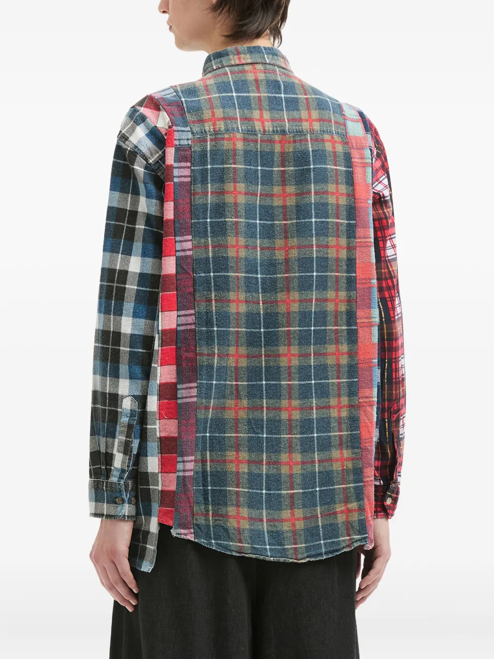 Needles Geruit overhemd Blauw