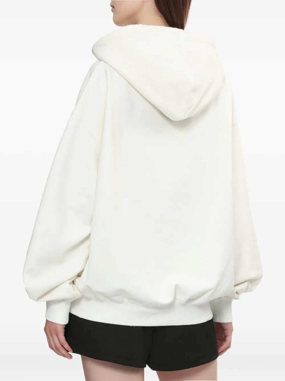 Miharayasuhiro Graphic-print Embellished Hoodie In Gray