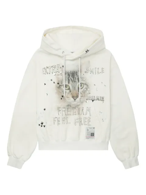 Maison MIHARA YASUHIRO graphic-print embellished hoodie