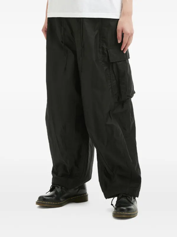 Needles Drawstring Cargo Pants | Black | FARFETCH