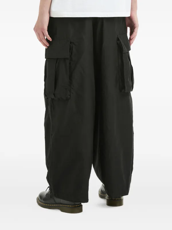 Needles Drawstring Cargo Pants | Black | FARFETCH