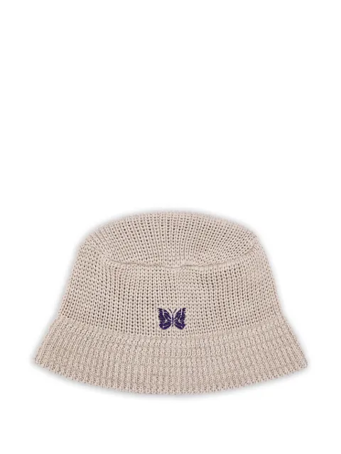 Needles logo-embroidered bucket hat