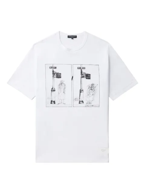 Comme des Garçons Homme playera con ilustración estampada