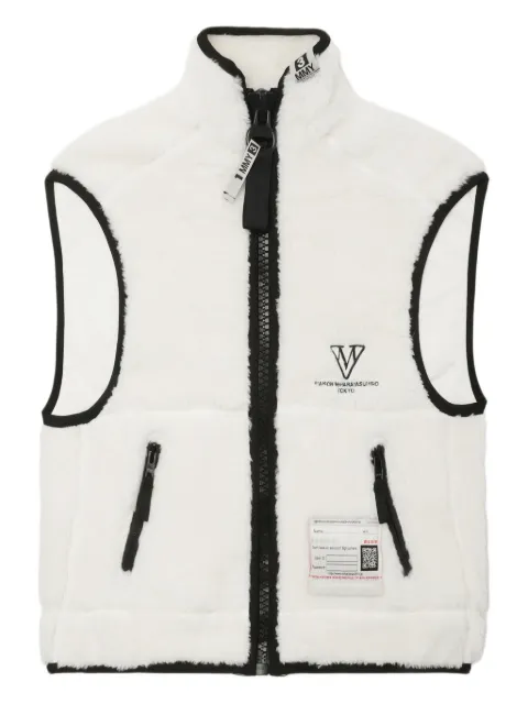 Maison MIHARA YASUHIRO logo-embroidered gilet
