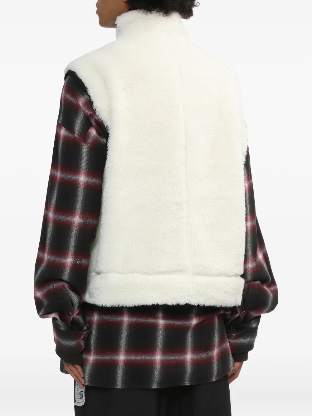 Maison MIHARA YASUHIRO Gilet met geborduurd logo Wit