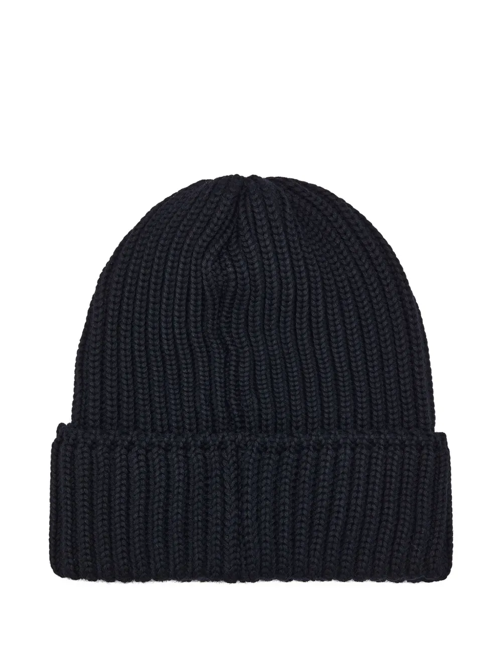 Needles ribbed butterfly beanie - Zwart