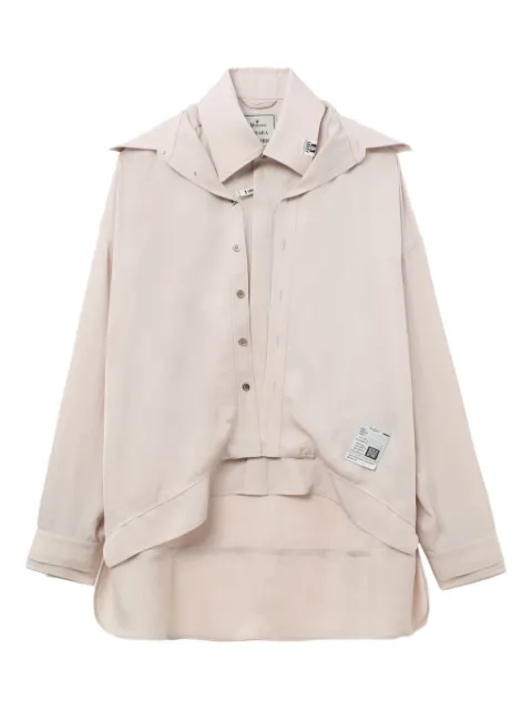 Maison MIHARA YASUHIRO layered-collars shirt