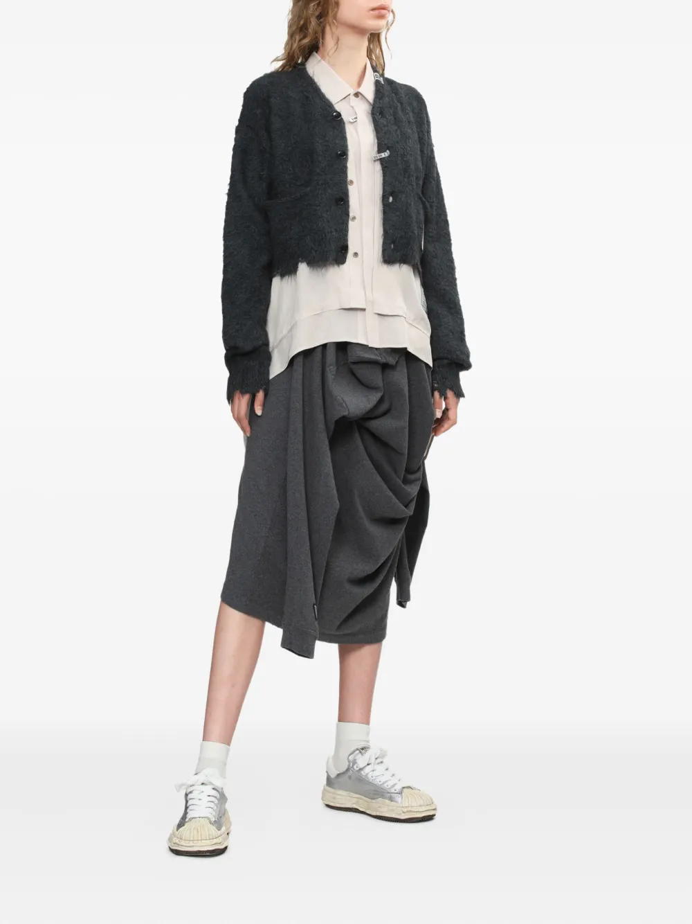 Maison MIHARA YASUHIRO Blouse met gelaagde kraag - Roze