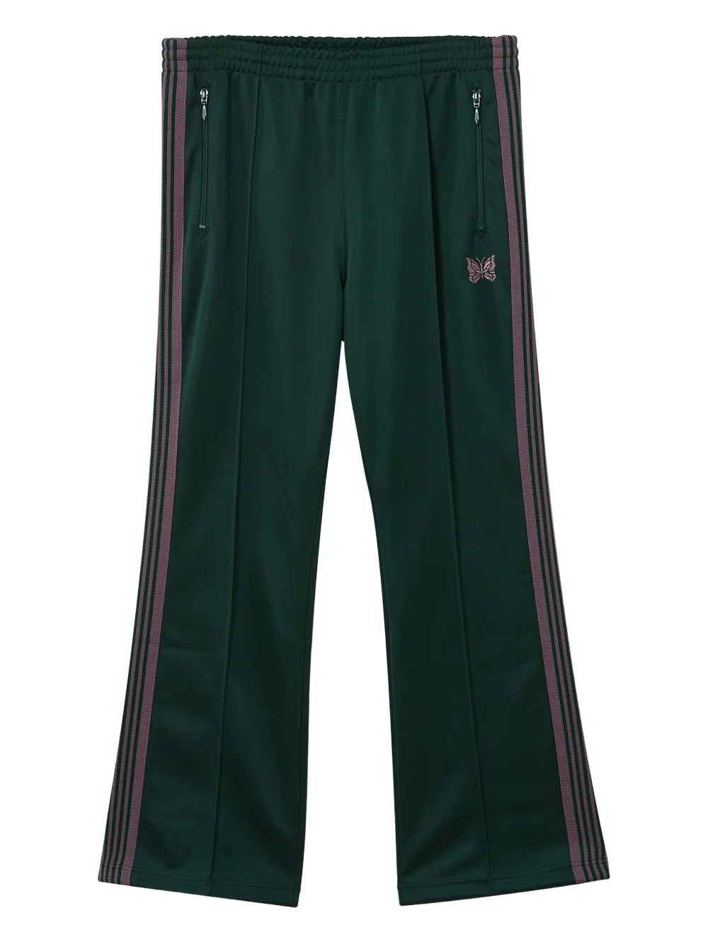 Needles side-stripe butterfly sweatpants | Green | Image 1