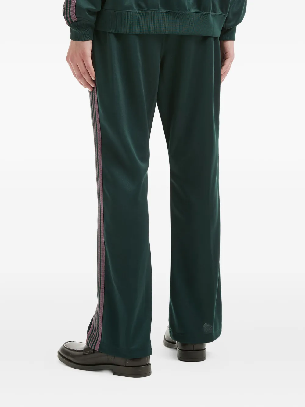 Needles Joggingbroek met zijstreep en vlinder Groen