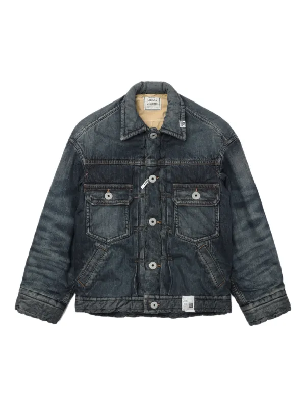 【Maison MIHARA YASUHIRO】パデッドボンバージャケット Maison MIHARA YASUHIRO パデッドデニムジャケット | ブルー
