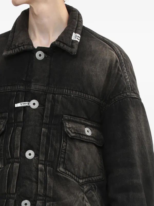Maison MIHARA YASUHIRO button-fastening Padded Denim Jacket