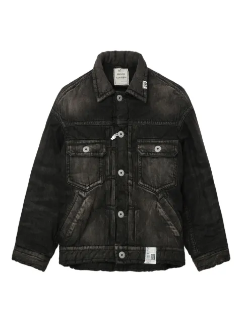 Maison MIHARA YASUHIRO button-fastening padded denim jacket