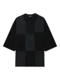 Comme des Garçons Homme check-pattern patch-pocket T-shirt - Black