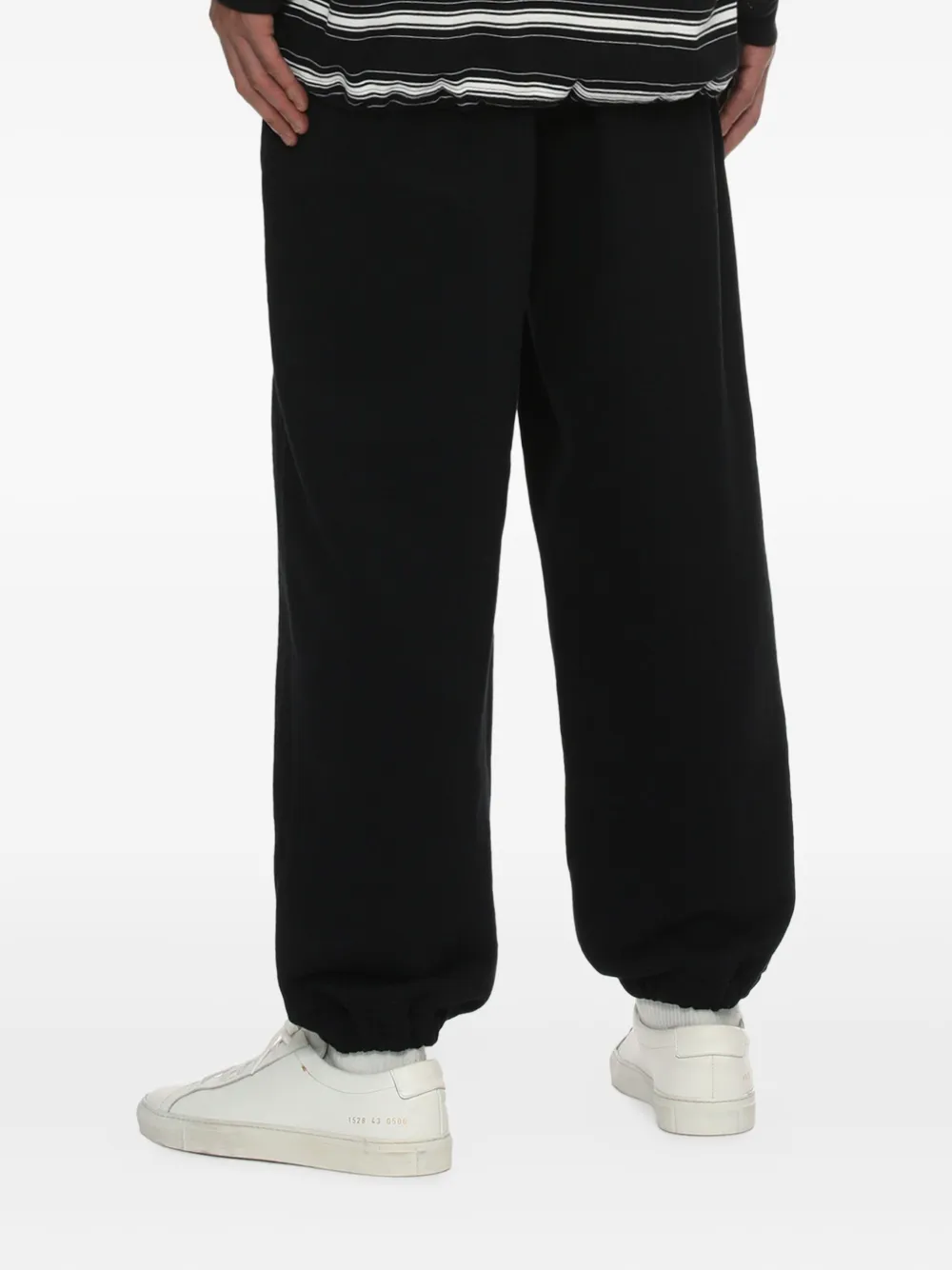 Comme Des Garçons Homme Deux Logo-print Track Pants In Black