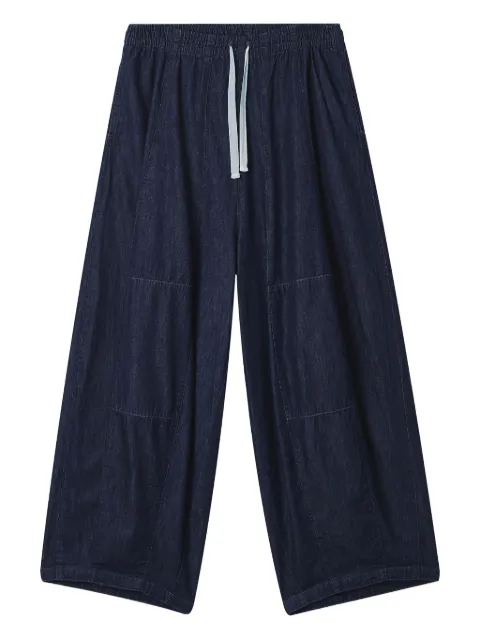 Needles panelled drawstring jeans 