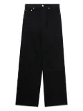 Helmut Lang zip-detail panelled jeans - Black