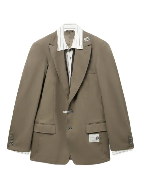 Maison MIHARA YASUHIRO chamarra con botones