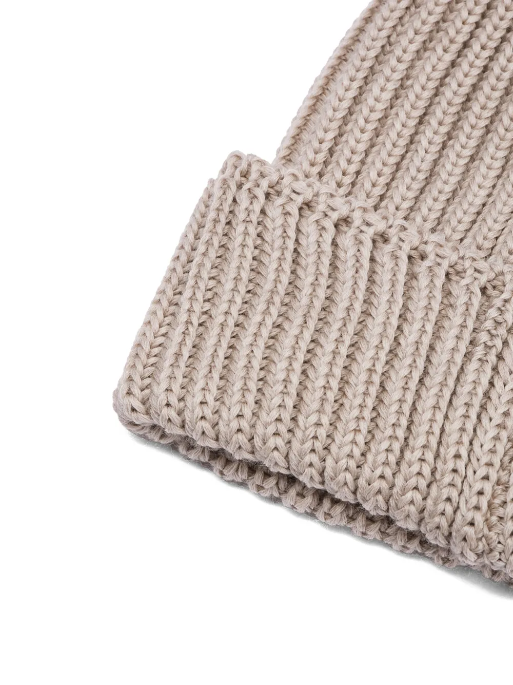 Needles Rib-knit Embroidered-butterfly Beanie In Neutral