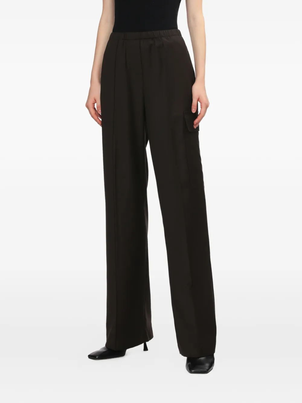 Helmut Lang elastic-waist cargo trousers - ブラウン Helmut Lang elastic-waist cargo trousers - ブラウン