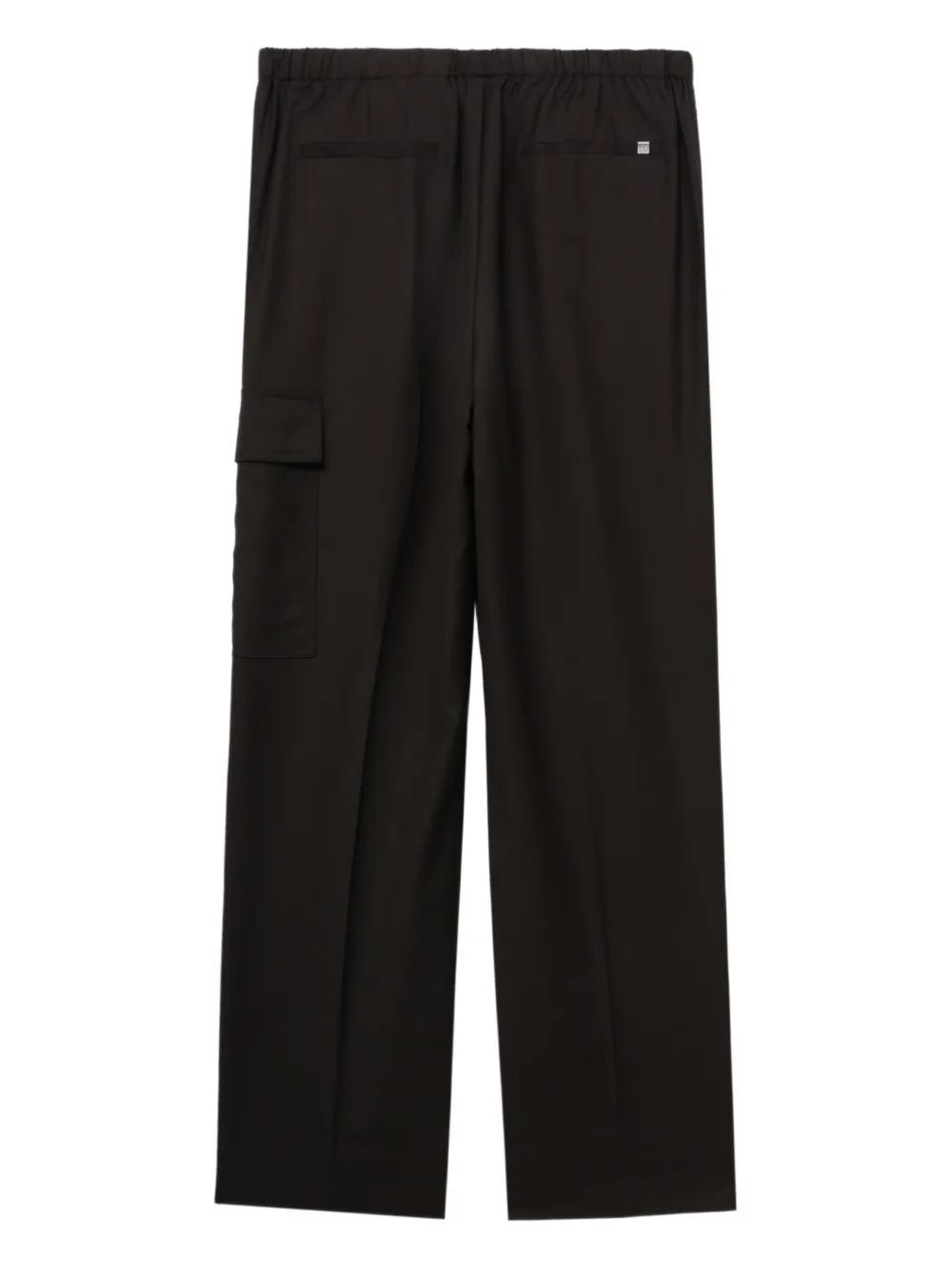 Helmut Lang Relaxed Cargo Trousers Dark Chocolate In Brown
