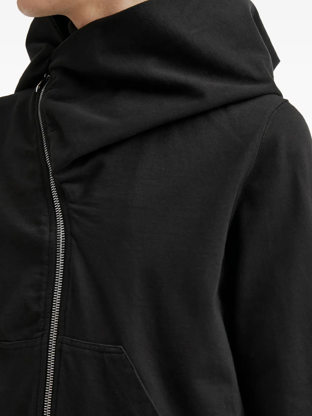 Rick Owens DRKSHDW ジップアップ パーカー | ブラック | FARFETCH JP