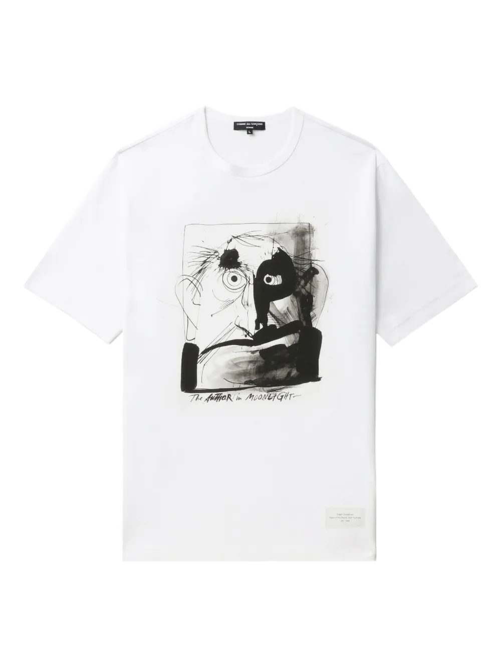 Comme Des Garçons Homme Deux Graphic-print T-shirt In White