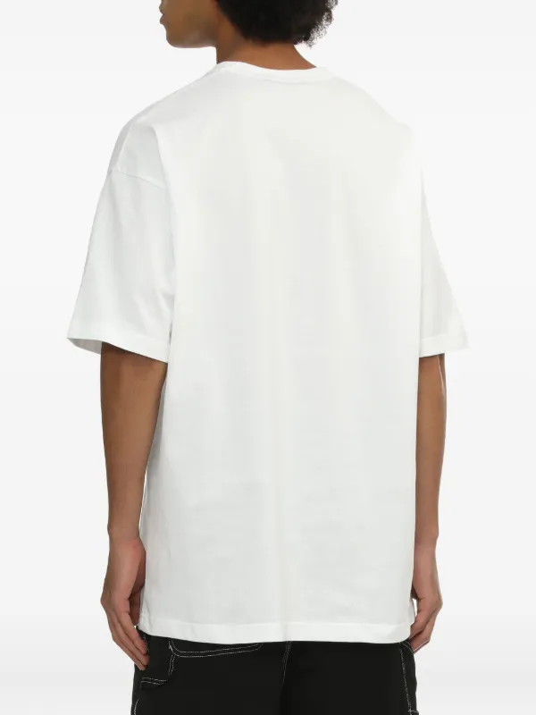 Comme Des Garçons Homme graphic-print T-shirt | White | FARFETCH RO