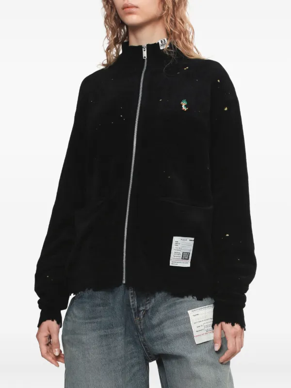 Maison MIHARA YASUHIRO ジップアップ カーディガン | ブラック