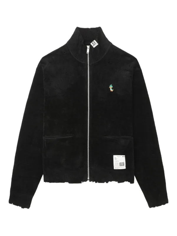Maison MIHARA YASUHIRO ジップアップ カーディガン | ブラック
