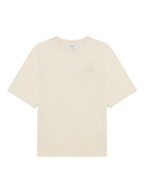 Maison Kitsuné embroidered cotton T-shirt