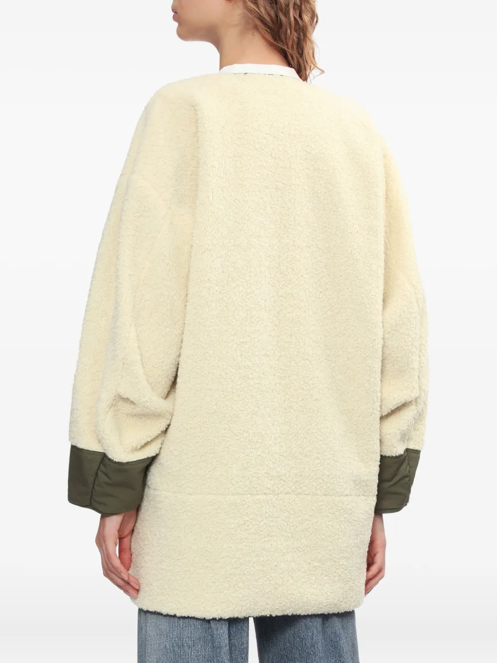 Miharayasuhiro Zip-up Oversized Jacket In Multi