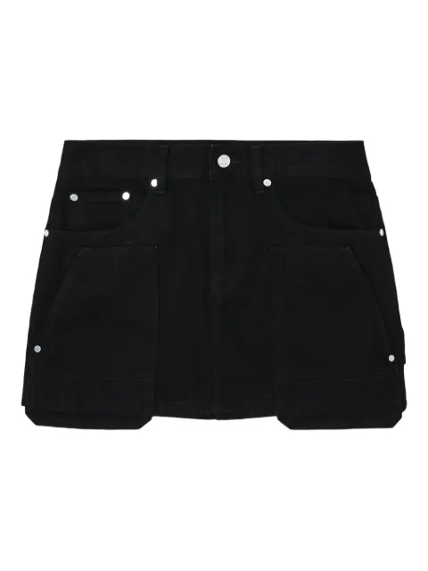 Helmut Lang pockets denim mini skirt