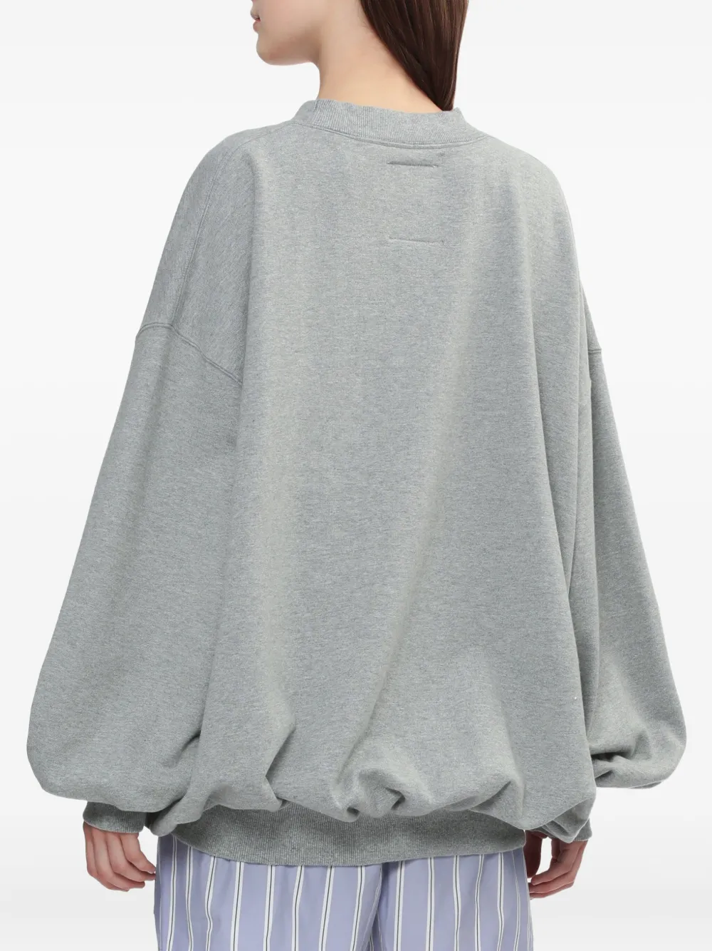 Miharayasuhiro Smiley-face Sweatshirt In Gray
