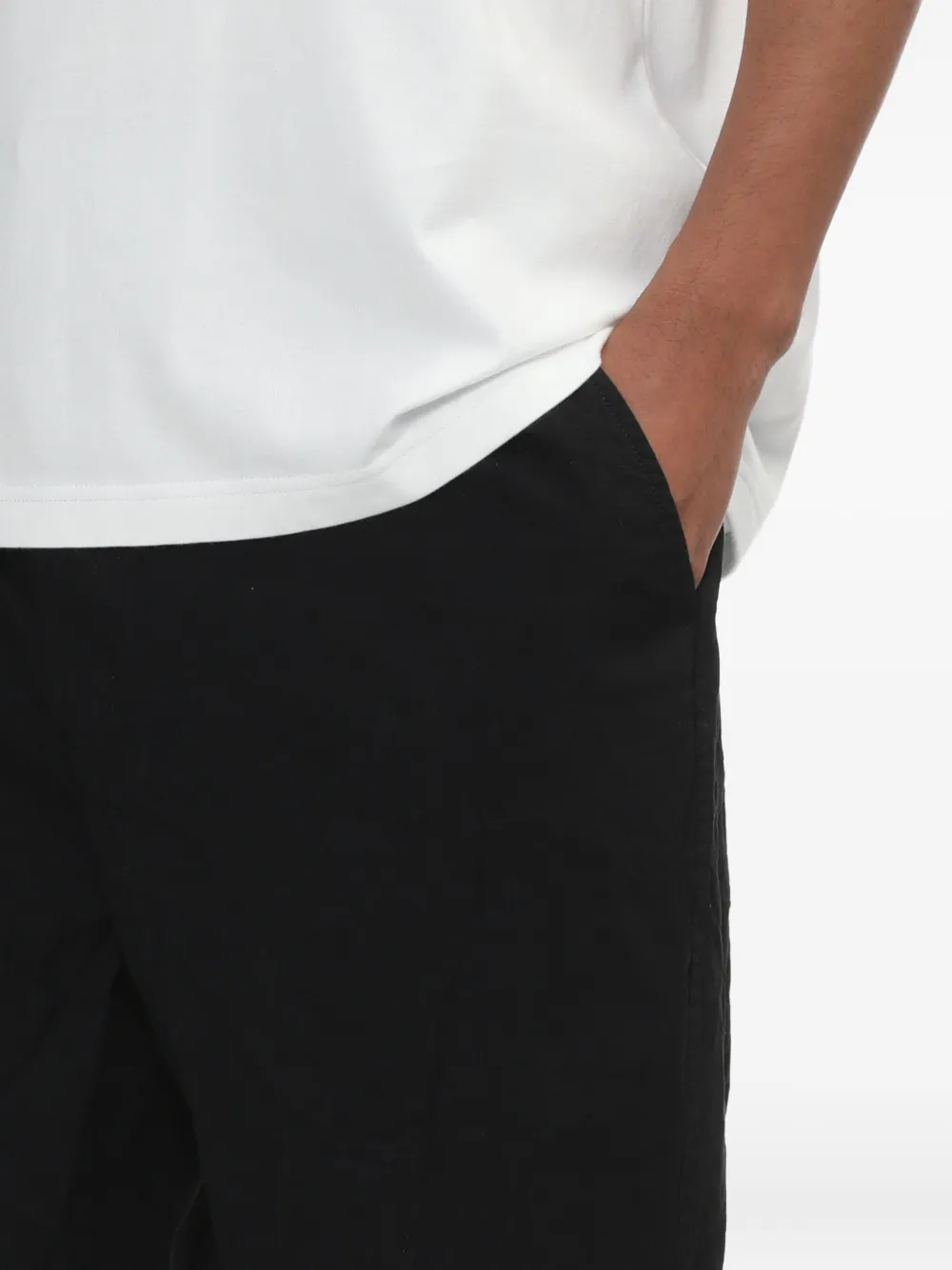 Comme des Garçons Homme Broek met trekkoord Zwart