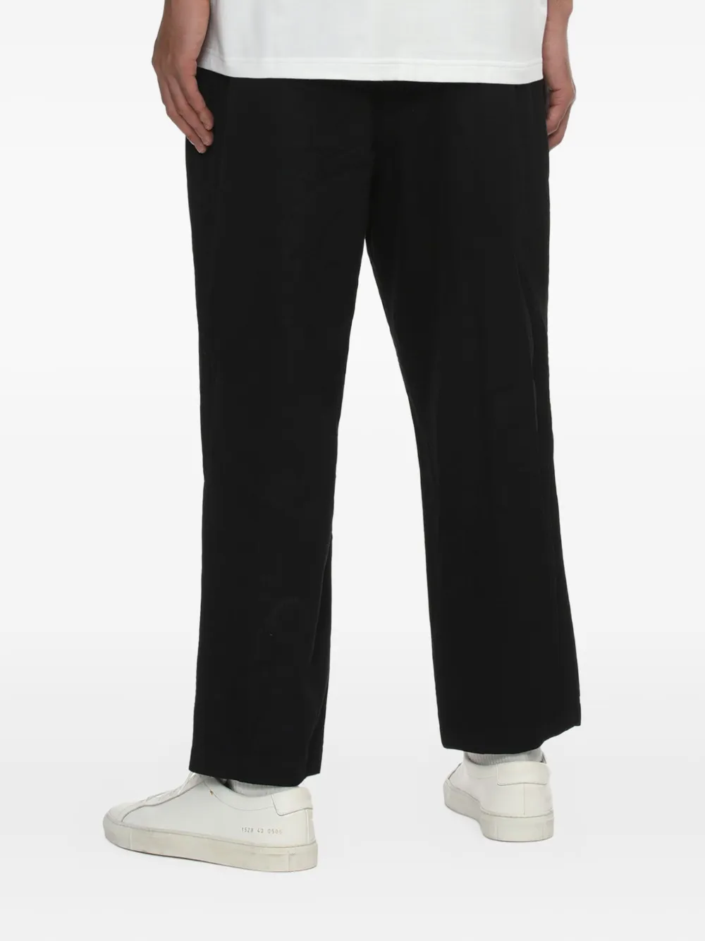 Comme des Garçons Homme Broek met trekkoord Zwart