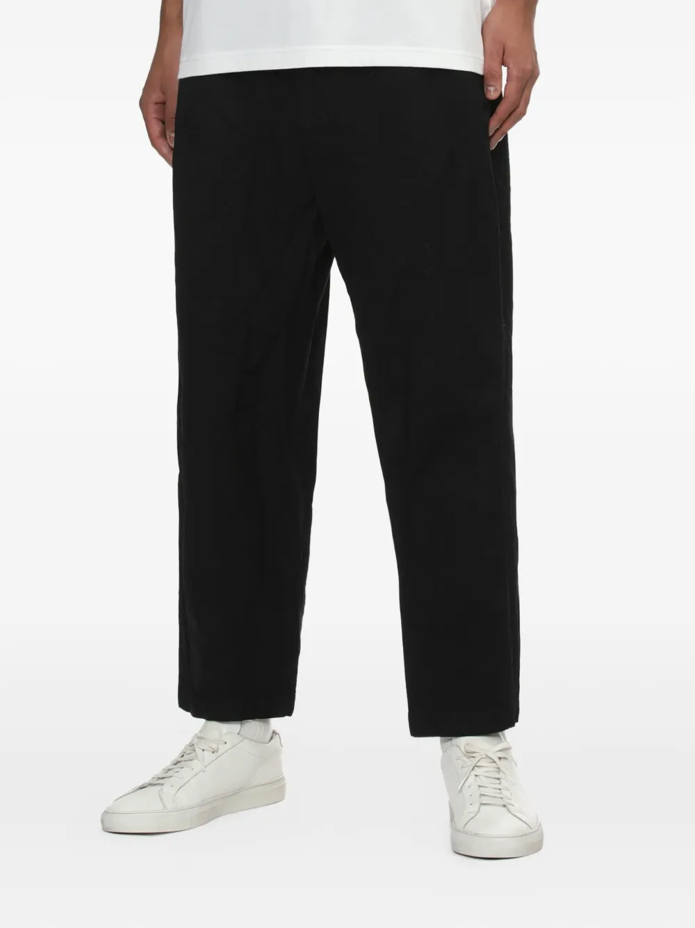 Comme des Garçons Homme Broek met trekkoord Zwart