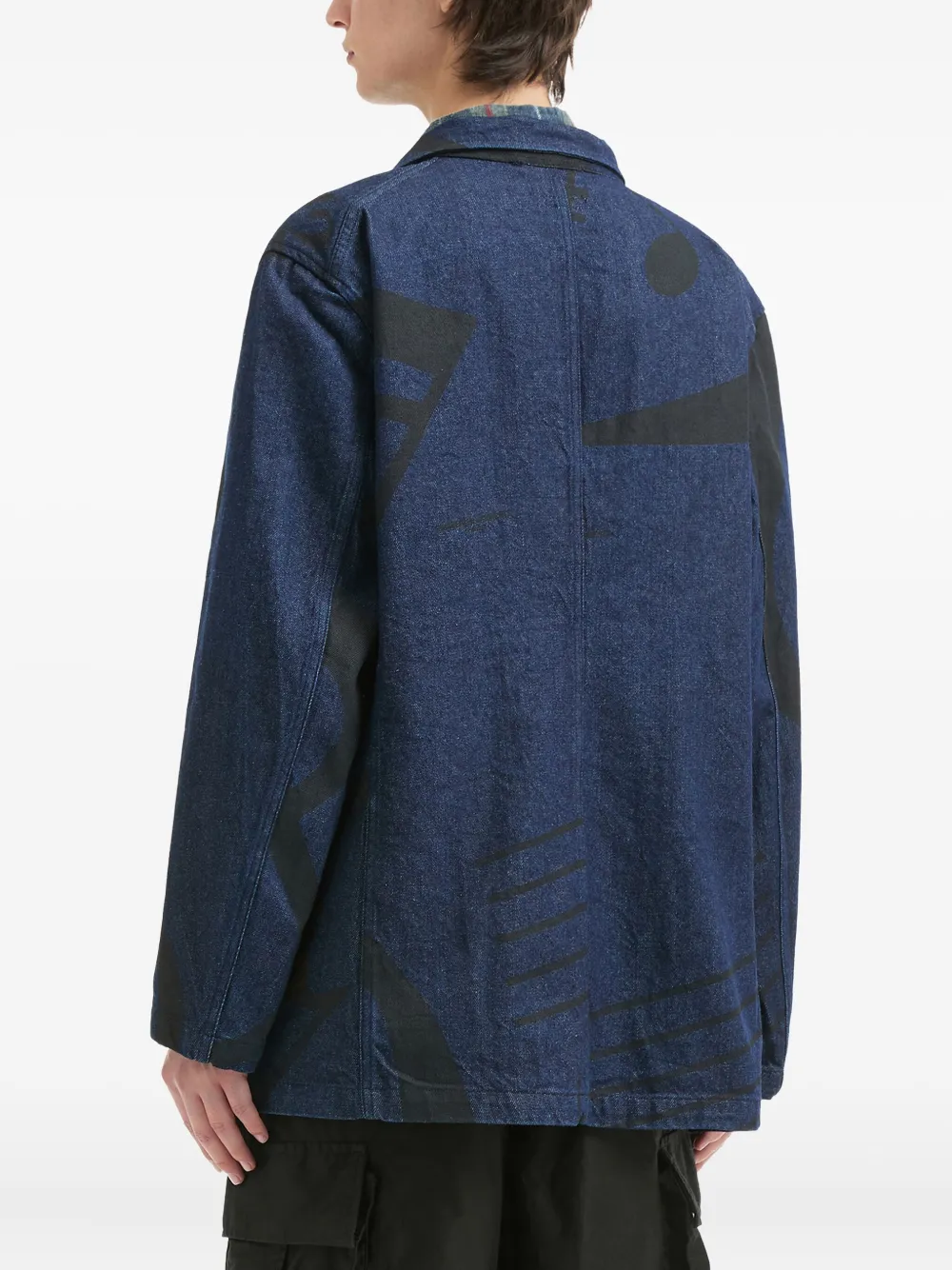 Engineered Garments Bedford Blazer In Blue