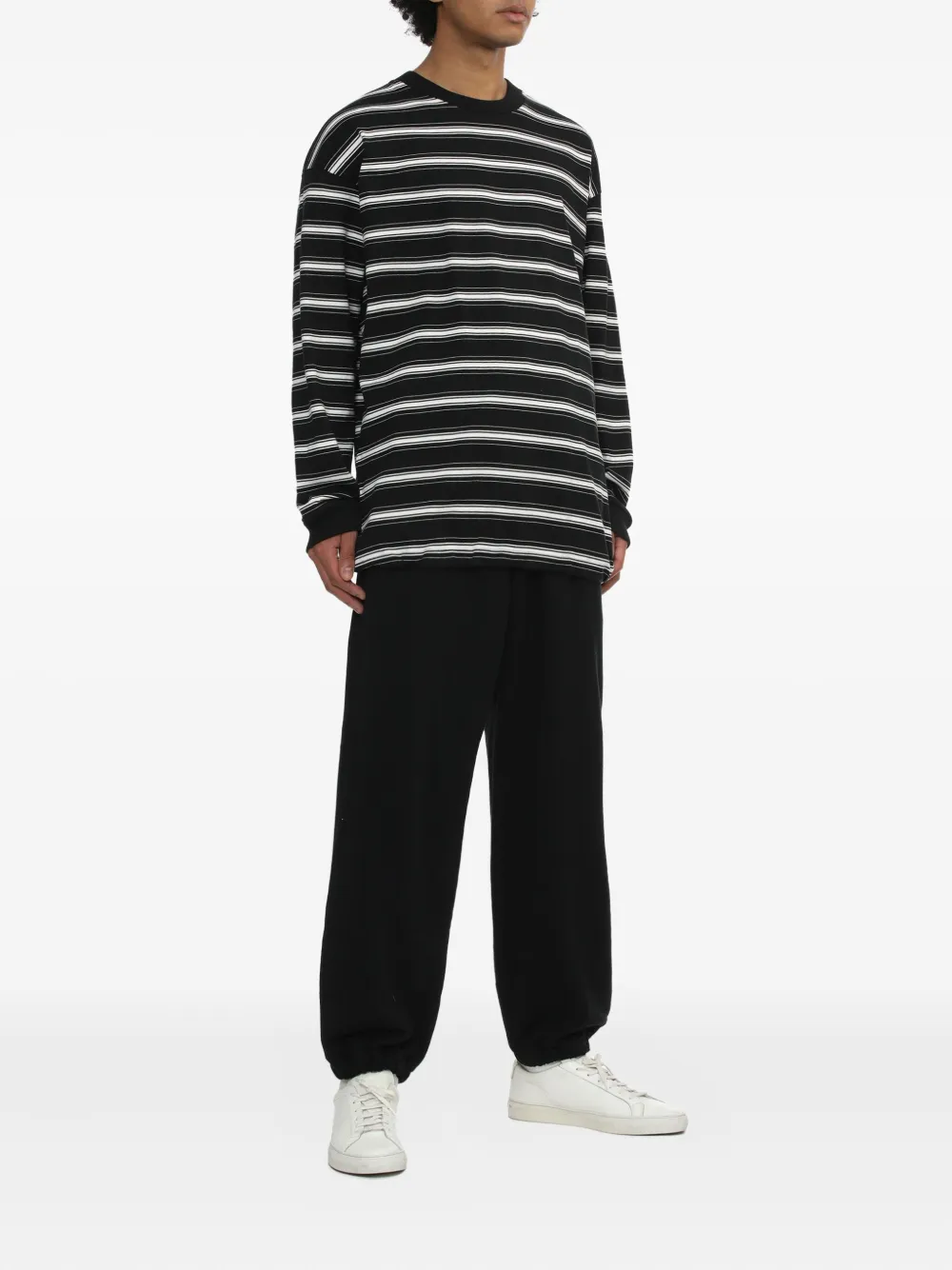 Comme des Garçons Homme stripe-pattern long-sleeve T-shirt | T-Shirts | Image 2