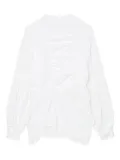 Enföld gathered balloon-sleeve blouse - White
