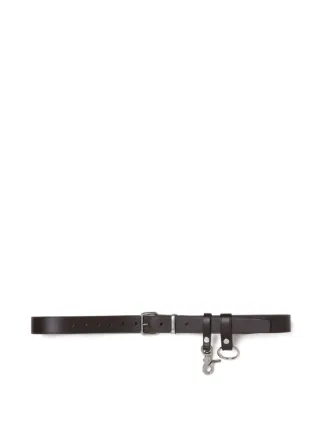 comme des garcons homme LEATHER BELT 黒 Comme des Garcons Homme plus Thin Leather Belt - Black | Garmentory