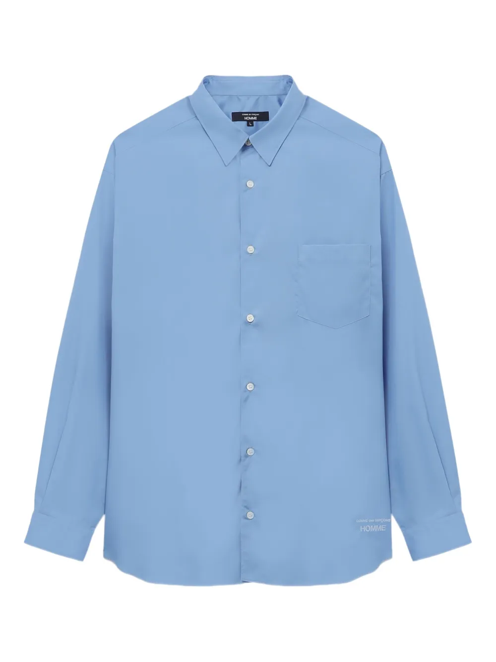Comme des Garçons Homme pocket-detail shirt | Blue | Image 1